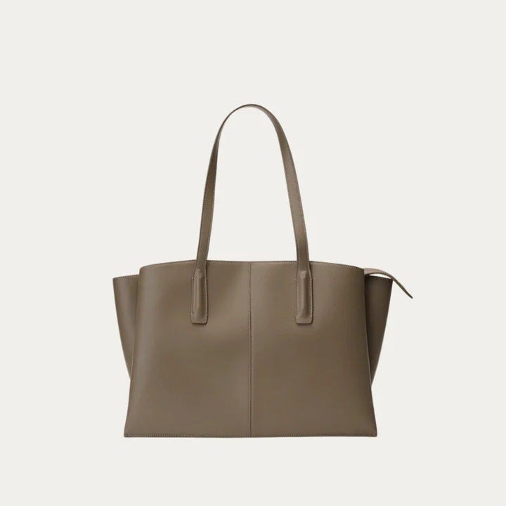 New Versatile, Simple, Soft, Large-Capacity, Niche Design Bucket Bag, Unisex Style Tote Bag, Commuter Bag - Image 4