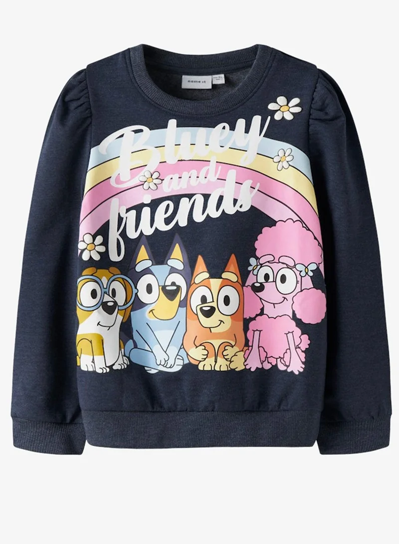 NAME IT Kids Graphic Crew Neck Sweatshirt