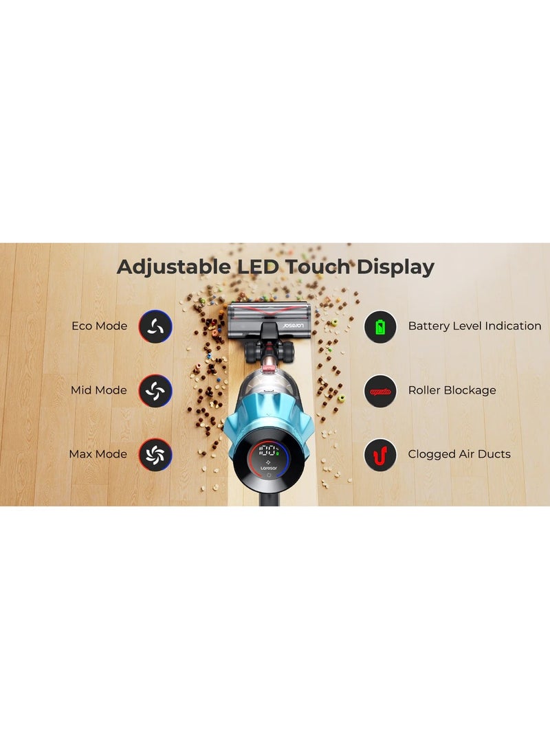 Laresar - Battery Vacuum Cleaner, 550W 45kPa Vacuum Cleaner Wireless, Up to 60 Minutes Running Time in Eco Mode, Ultra 7 - Image 1