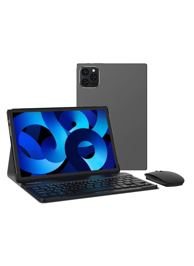 تلزيل تابلت P102 الذكي بنظام أندرويد 13، شاشة FHD مقاس 10.1 بوصة، ذاكرة وصول عشوائي (RAM) سعة 8 جيجابايت، وذاكرة قراءة فقط (ROM) سعة 512 جيجابايت - مع بطارية قوية بسعة 10000 مللي أمبير/ساعة، لون أسود - Image 2