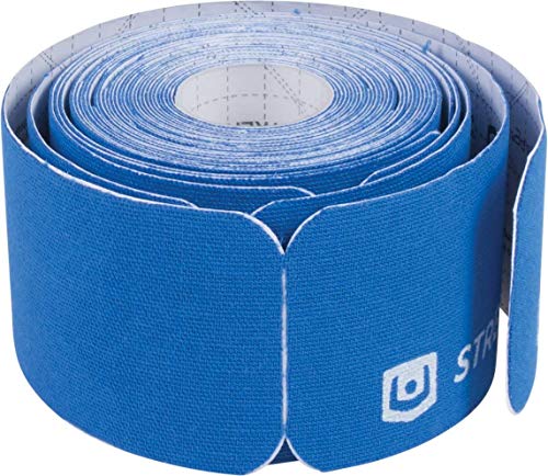 StrengthTape شريط كينيسيو من سترينث تيب - لفة شريط ك تيب مقطعة مسبقًا بطول 5 متر - شريط رياضي متميز - دعم ومنع الإصابات - متوفر بألوان متعددة - Image 2