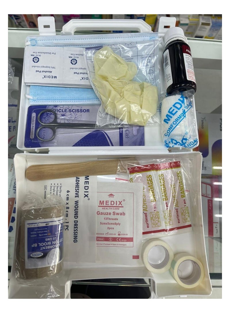 numed صندوق الإسعافات الأولية صغير مع الأدوية - Image 2