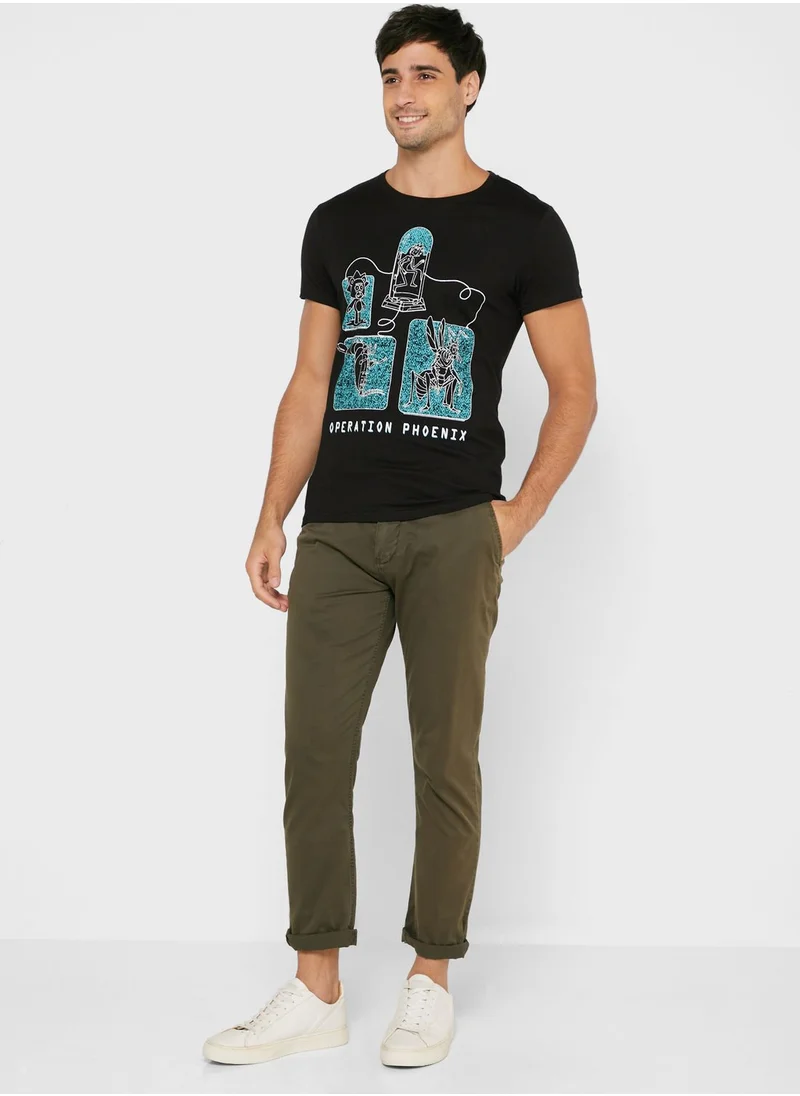 DIFUZED Operation Phoenix Crew Neck T-Shirt