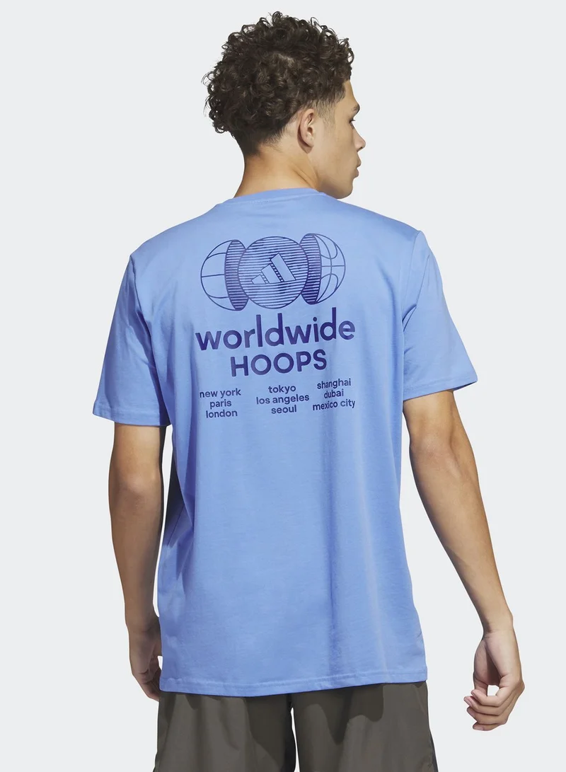 Adidas Worldwide Hoops City Graphic T-Shirt