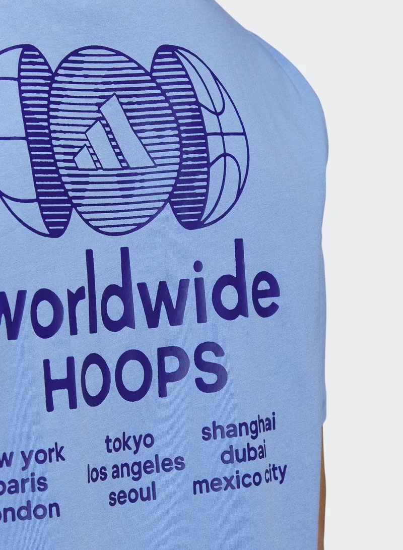 Adidas Worldwide Hoops City Graphic T-Shirt