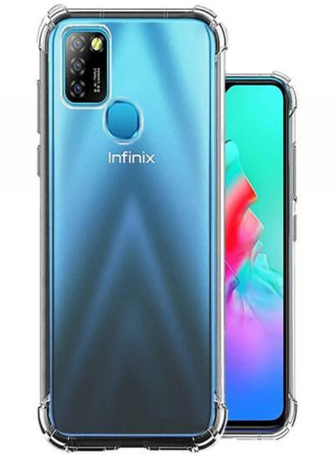 For Infinix Hot 10 X682 Back cover KING Kong super protection 4 cornar - Clear