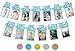 PartyHooman 1st Birthday Photo Banner for Baby from Newborn to 12 Months First Birthday Decorations for Boys Monthly Milestones Garland First Photo Banner Prestrung with Frame Blue - Image 3