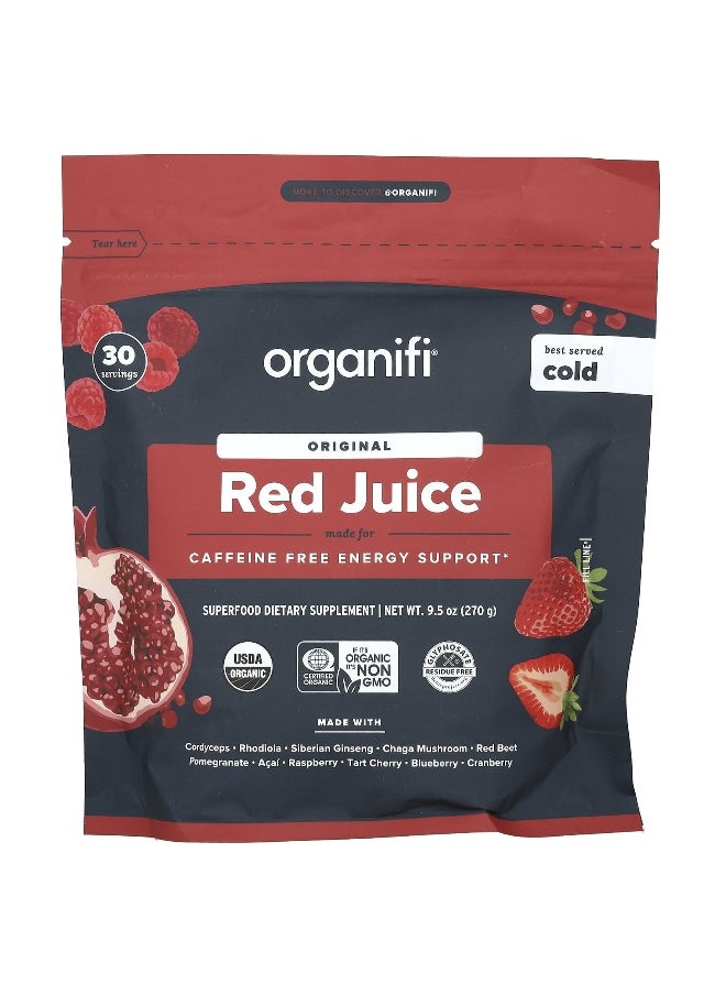 Organifi - Organifi, Original Red Juice, Caffeine Free, 9.5 oz (270 g) - Image 1