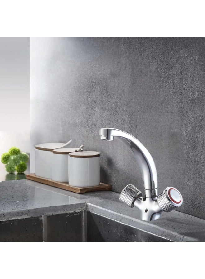 ITG Kitchen Mixer Faucet – Dual Handle, Chrome Finish, Wall Mount, SASO Certified, 5-Year Warranty - Image 5