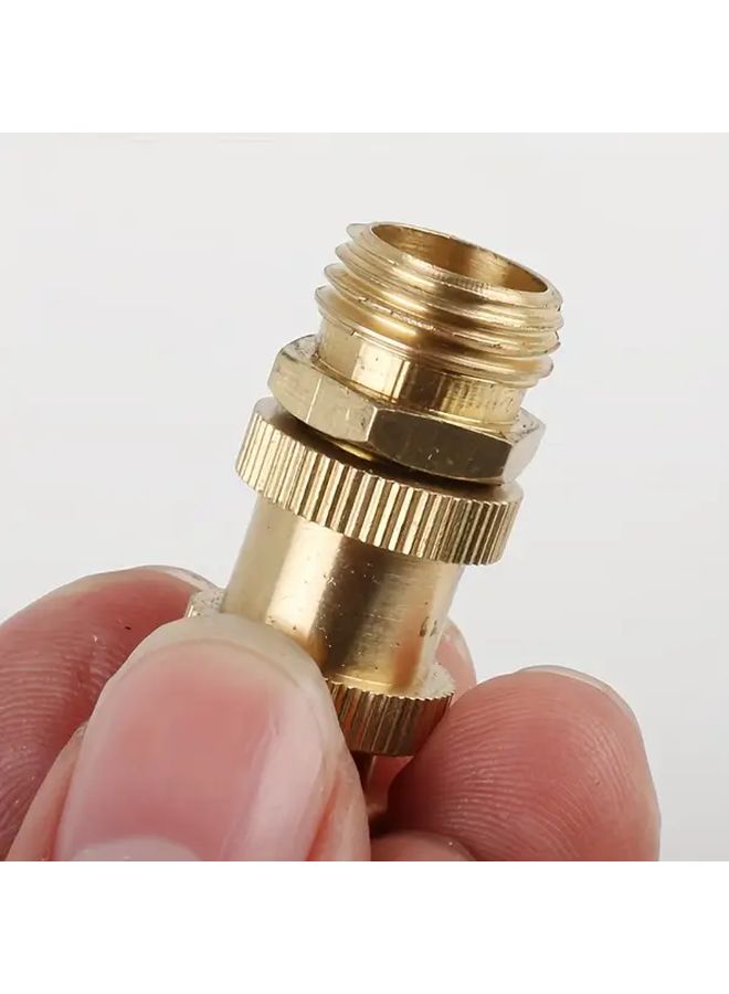 2pcs 1 4 Inch Pure Copper Air Compressor Push Pull Valve And Ball Valve - Image 4