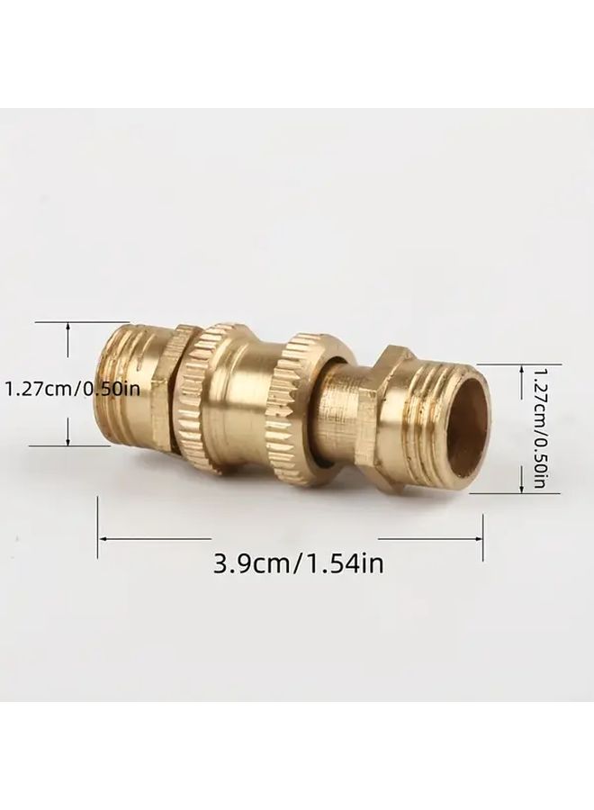 2pcs 1 4 Inch Pure Copper Air Compressor Push Pull Valve And Ball Valve - Image 3