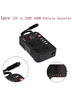 BYGD 300W Power Inverter DC 12V to AC 220V Wave Inverter Converter Outlets 4 USB Charging Universal Adapter Inverter for Home/ca H0I2  - Image 5