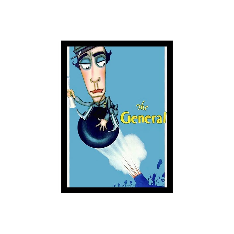 BLINKART BLINKART Aesthetic The General 1926 Movie Photo Frame Album Poster For Home Bedroom Living Room Bedroom Home Office Study Room13 10 Inches  - Image 1