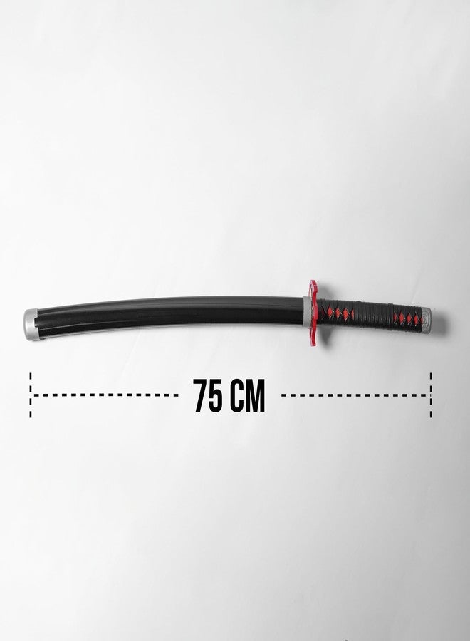 Offo سيف كاتانا خشبي من أنمي قاتل الشياطين، تانجيرو كامادو - 75 سم، متوسط الحجم، مناسب لعروض الأزياء التنكرية، وفنون القتال، والعرض، والتدريب - هدية مثالية للمعجبين، والأطفال، والمراهقين، وهواة جمع المقتنيات - Image 5