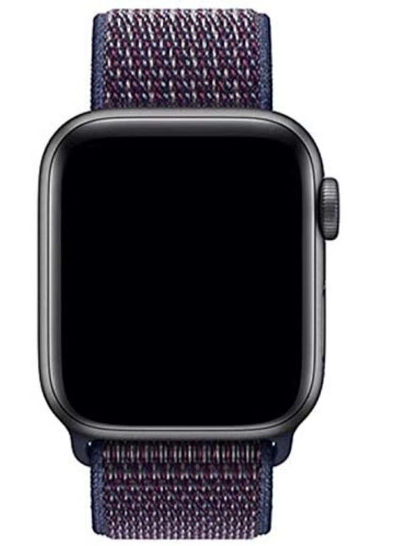 إيف سوار رياضي من النايلون لساعة أبل 45 مم 44 مم 42 مم شريط بديل ناعم لـ iWatch Series 7 6 SE 5 4 3 2 1 - Image 2