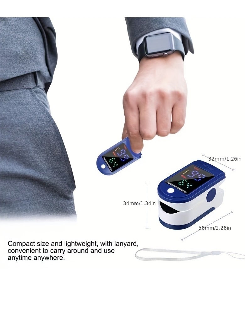 Generic - Medical Oximeter, Finger Clip Type Blood Oxygen Saturation Heart Rate Detection Oximeter ( Battery Not Included) - Image 1