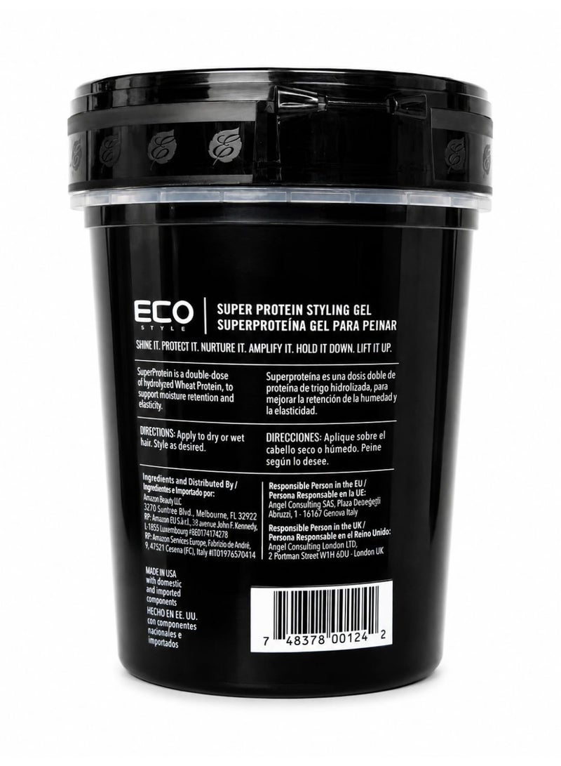 Eco Style Super Protein Max Hold Styling Gel 946ml - Image 2