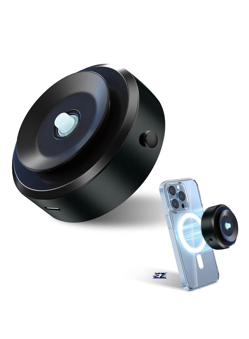 ELTRAZONE Magnetic Suction Cup Phone Holder for Car - Universal Dashboard & Windshield Mount for iPhone 15, 14, 13 Pro Max, MagSafe Case Compatible, All Phones, Secure & Adjustable, Grey - Convenient & Stable Car Phone Mount - Image 1