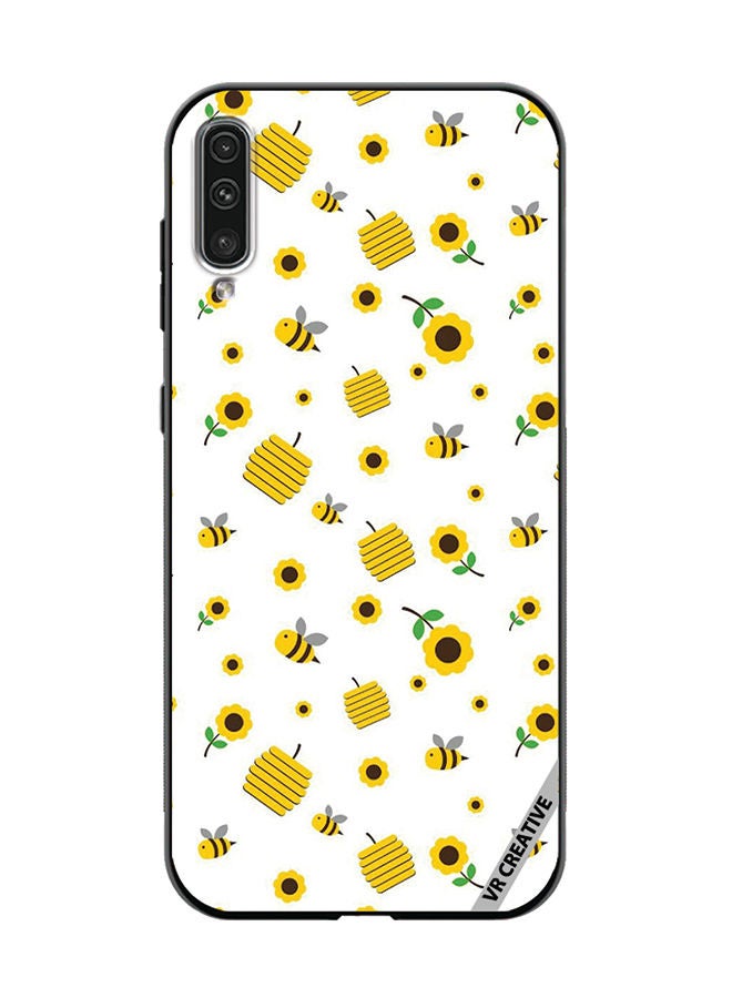 VR CREATIVE Protective Case Cover For Samsung Galaxy A50/A50s Honeybee Design Multicolour - Image 1