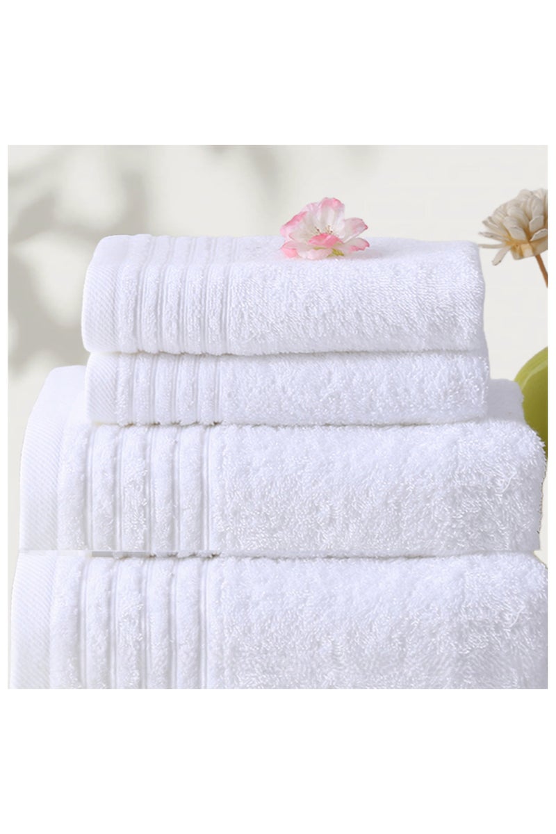 TANGBLIB Egyptian luxury Cotton hotel Bath Towels (100% cotton) Set – 4 Piece Set with 2 Large Bath Towels 70*140 & 2 Hand Towels 40*70, Ultra Soft, Highly Absorbent - Image 1