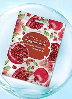 Mond'sub Pomegranate Anti-Oxidant & Brighting Facial Mask  - Image 1
