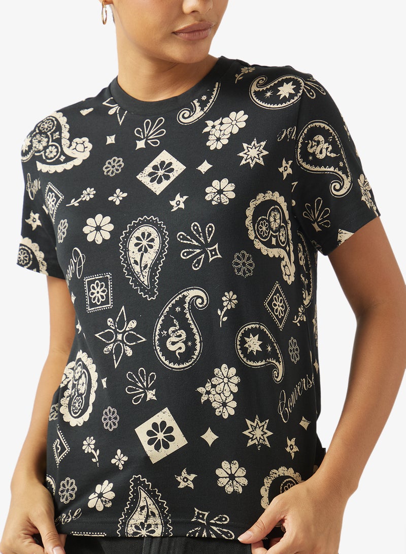 CONVERSE Paisley Frenzy T-Shirt - Image 3