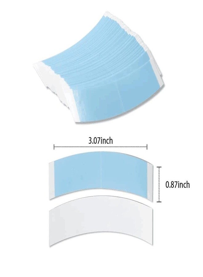 piaou Lace Wig Tape Double Sided Strong Adhesive Wig Tape for Wigs Hairpiece Hair Extensions 36pcs Blue Lace Front Tape for Wigs - Image 2