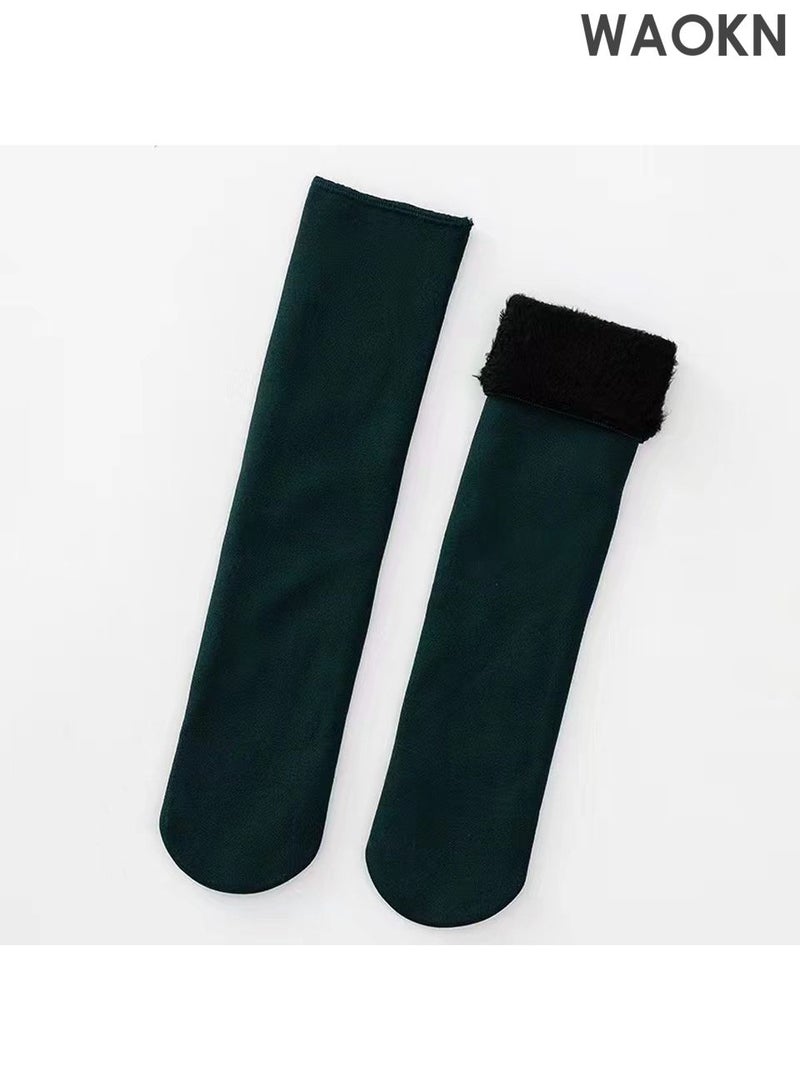 WAOKN 6 Women Girl Winter Warm Thicken Cashmere Wool thermal Socks Velvet Boots Floor Snow Socks Comfortable, Breathable & Stability-Focused Ultra Warm Socks for Running Walking Fitness Outdoor Sports - Image 3