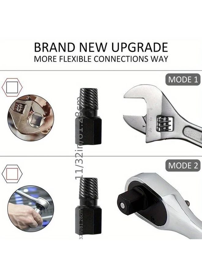 10 قطعة مجموعة خلع مسامير سبائك الصلب، مجموعة إزالة المسامير التالفة، بتات الحفر سهلة الإزالة - Image 4