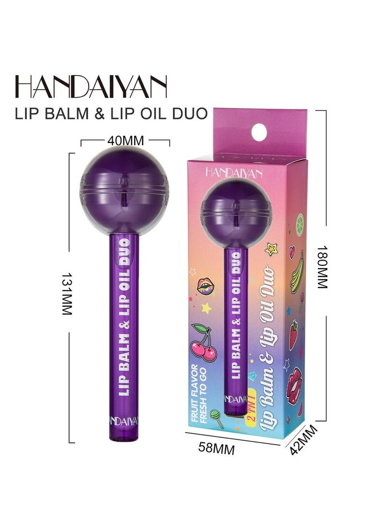 Handaiyan 2 IN 1 Lip Balm and Lip Oil Duo 04 - Image 4