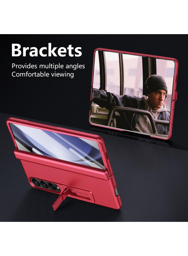 اس-توب جراب لهاتف Samsung Galaxy Z Fold3 جراب هاتف شامل مقاوم للصدمات مع حامل - Image 3