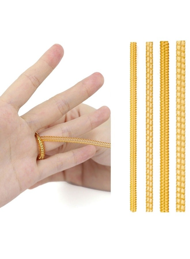 4 قطع بمقاسات مختلفة من اداة تعديل حجم الخاتم المصنوع من السيليكون - Image 1