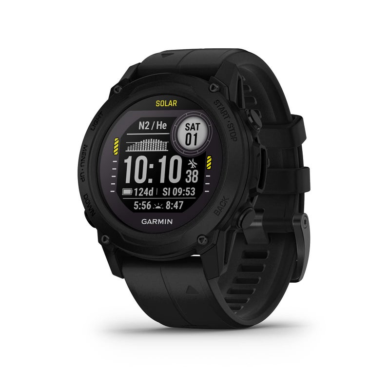 GARMIN Garmin Descent™ G1 Solar, Rugged Dive Computer with Solar Charging Capabilities, Multiple Dive Modes, Activity Tracking, Black  - Image 1
