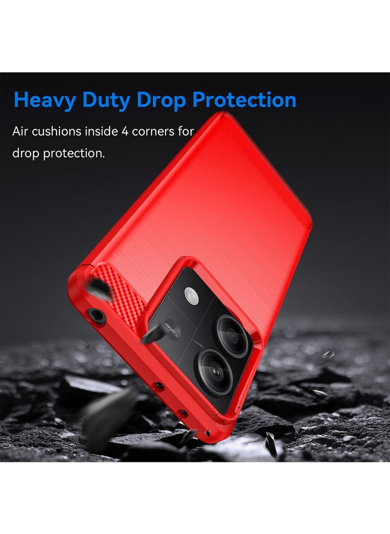 X-level Redmi Note 13 5g Mobile Tpu Case Cover Accessories Camera Lens Protection Shockproof with Comfortable Touch Anti-scratches Anti-drops Anti-fingerprints Protective Back Cover shell protector  - Image 3