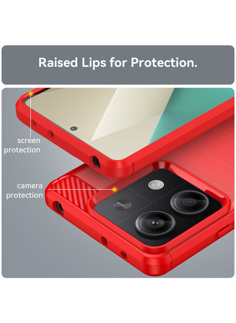 X-level Redmi Note 13 5g Mobile Tpu Case Cover Accessories Camera Lens Protection Shockproof with Comfortable Touch Anti-scratches Anti-drops Anti-fingerprints Protective Back Cover shell protector  - Image 5