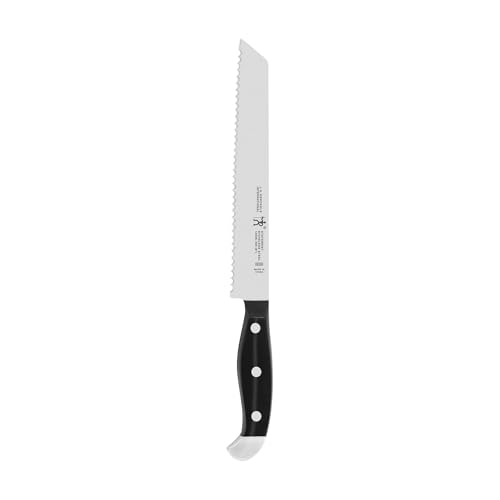 HENCKELS Statement Razor-Sharp 8-inch Bread Knife, Cake Knife, German Engineered Informed by 100+ Years of Mastery, Black - Image 1