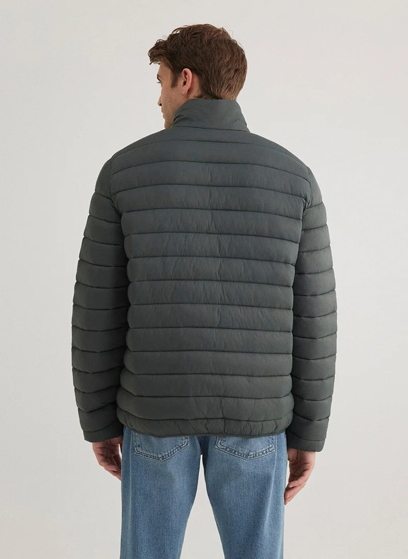 مافي جاكيت منتفخ أخضر