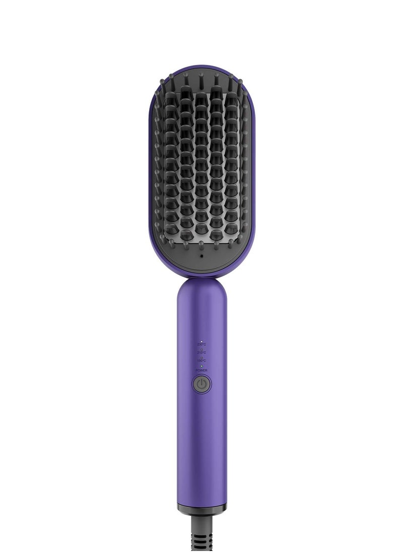 Rush Brush Rush Brush S3 LITE Hair Straightener Brush - Purple  - Image 2