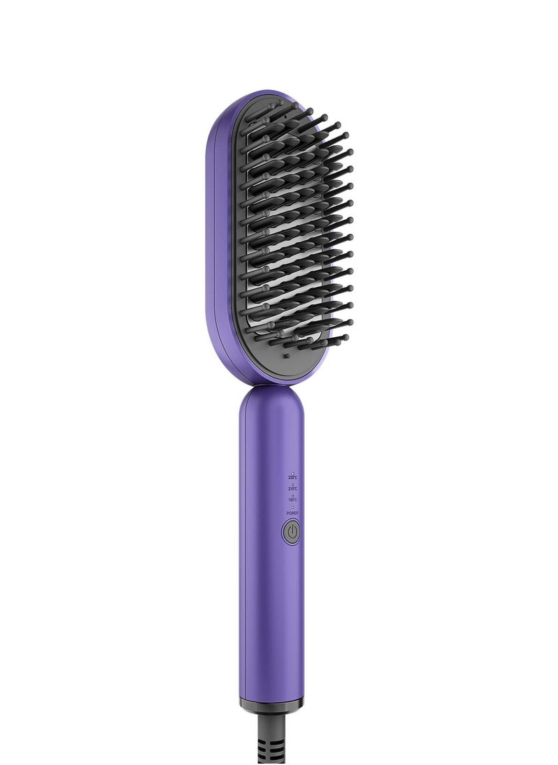 Rush Brush Rush Brush S3 LITE Hair Straightener Brush - Purple  - Image 5