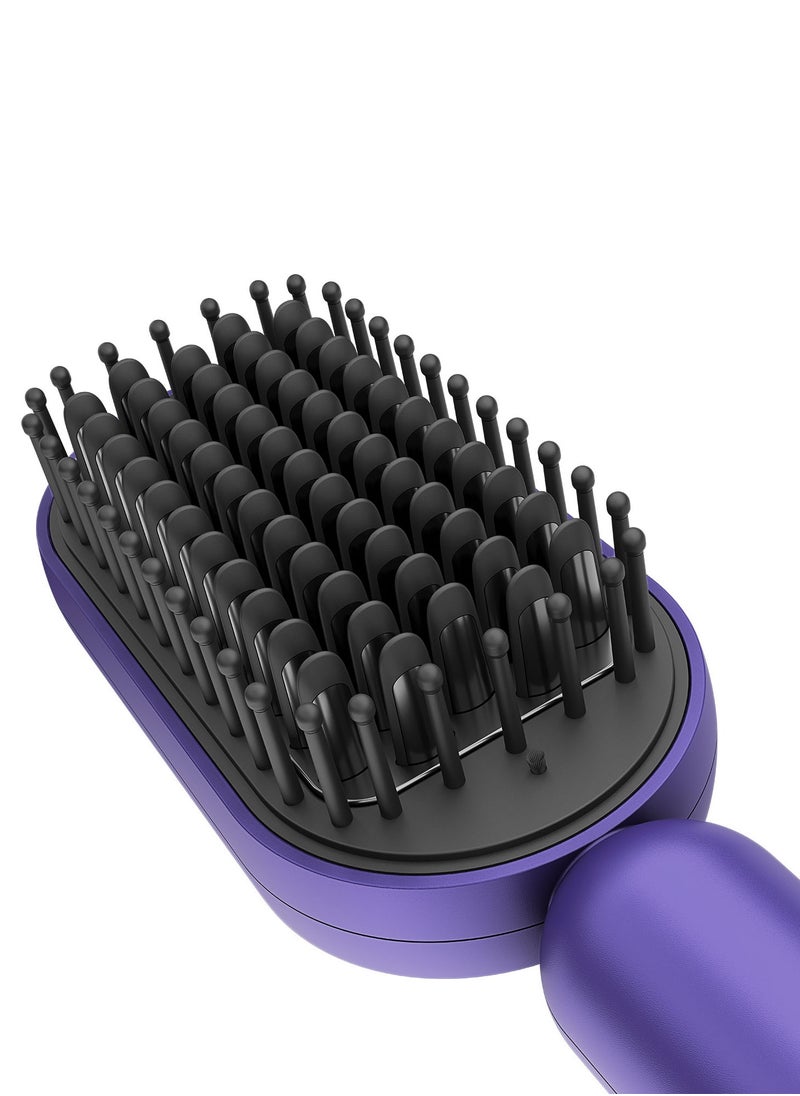Rush Brush S3 LITE Hair Straightener Brush - Purple