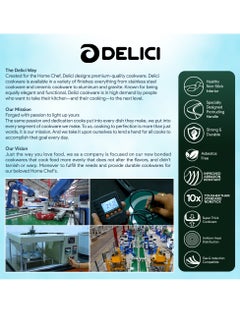 DELICI طنجرة ضغط من الفولاذ المقاوم للصدأ سعة 5 لتر (SPC5E) قاعدة حث سريعة التسخين، إصدار آمن للحشية، قاعدة ساندويتش ثقيلة - مثالية للطهي الحراري العالي  - Image 5