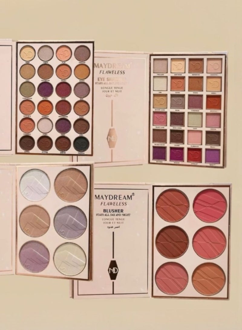 MAYDREAM FLAWELESS STAYS ALL DAY AND NIGHT LONGUETENUE JOUR ET NUIT EYESHADOW BLUSHER HIGHLIGHTER EYESHADOW - Image 2