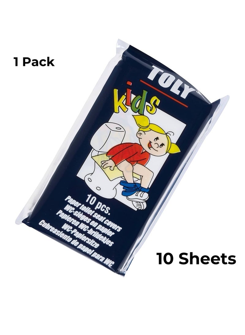 Toly Kids 240 - Bulk Disposable Toilet Seat Covers for Children | Colorful Cartoon Stickers, Soft & Flushable (240 Sheets, 24 Packs) | Ideal for Schools, Daycares & Travel - Image 4