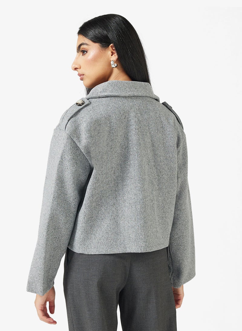 ايلا معطف ترنش قصير - Image 2