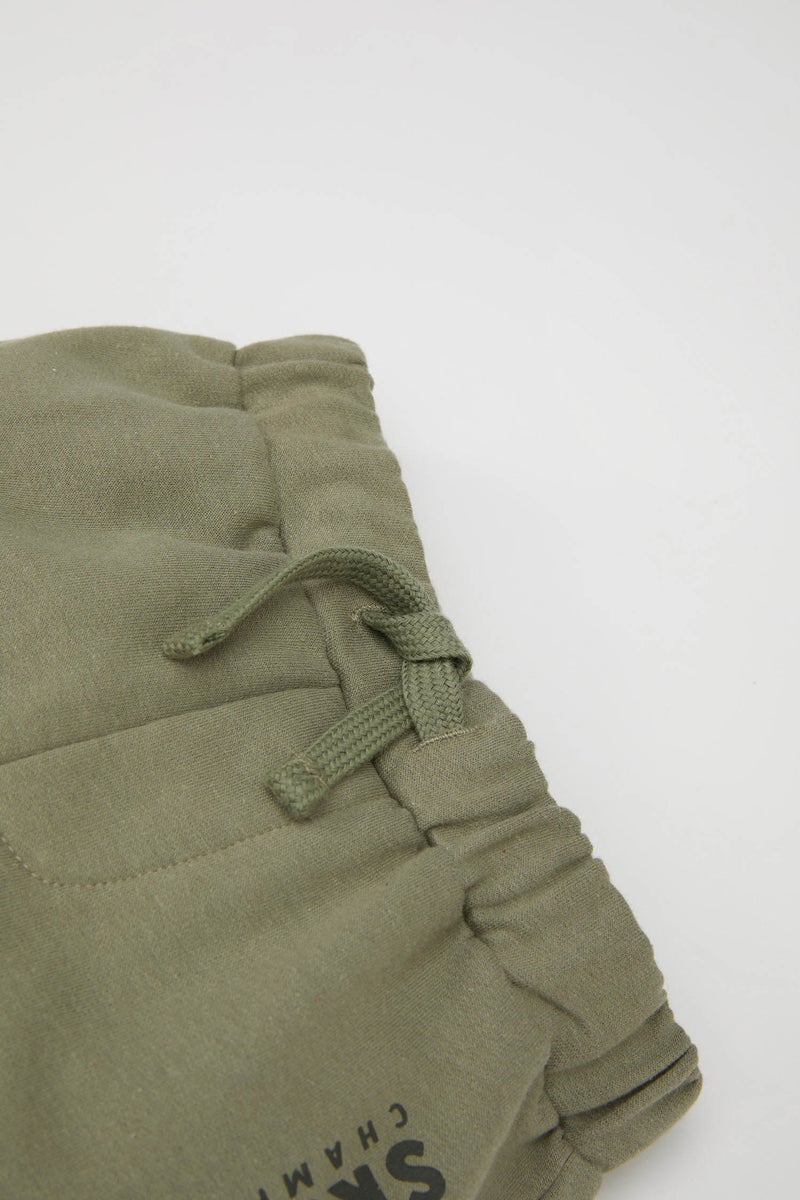 DeFacto Baby Boy Elastic Waist Leg Printed Sweatpants  - Image 4