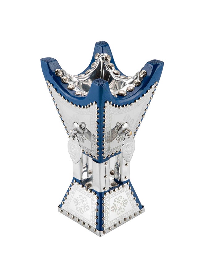AL SANIDI Heritage Incense Burner 12*12*24 cm - Durable and lightweight design, adds a luxurious and elegant touch, combining heritage and beauty. - Image 1