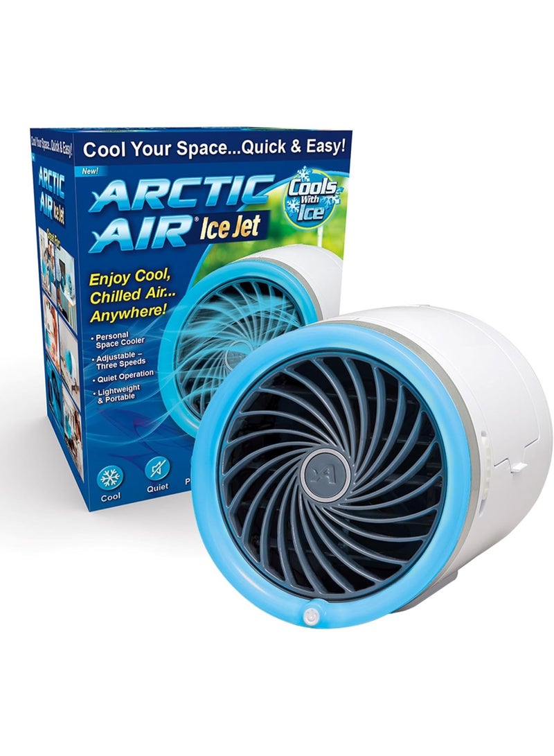 Arctic Air Ice Jet Personal Space Cooler with 3 Speed Settings, LED Night Light, USB-C Powered - Image 3