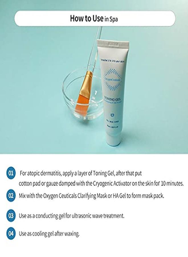 OxygenCeuticals Toning Gel 200Ml | AntiAging Gel Toner For Skin Firming And Toning | Ph Balancing Anti Wrinkle Toner For Face & Body 6.76 Oz - Image 5