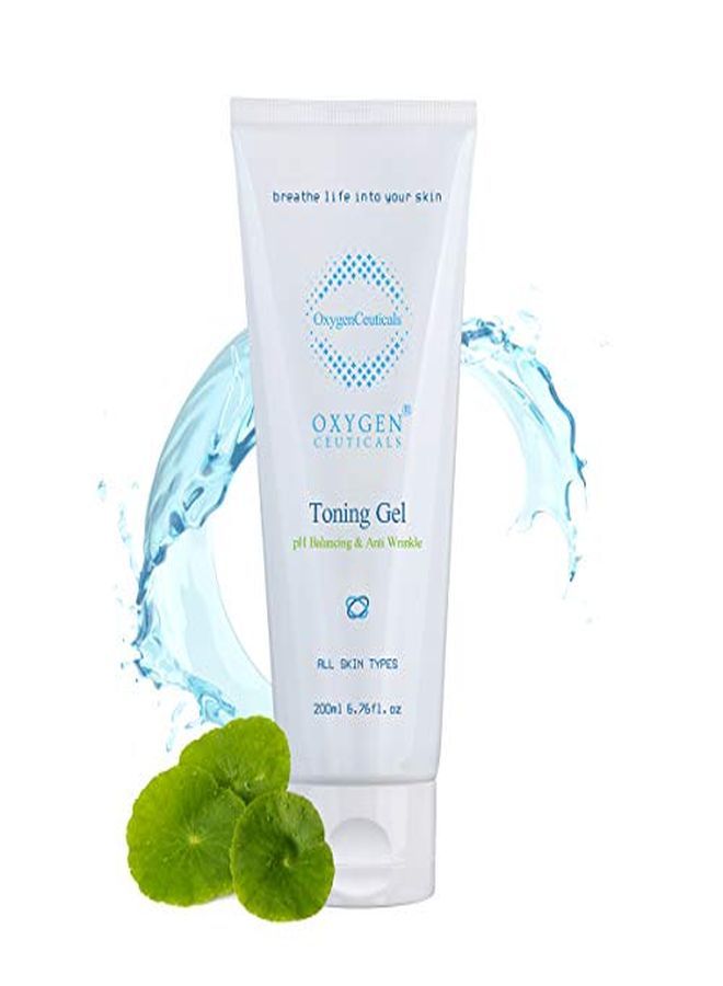 OxygenCeuticals Toning Gel 200Ml | AntiAging Gel Toner For Skin Firming And Toning | Ph Balancing Anti Wrinkle Toner For Face & Body 6.76 Oz - Image 1