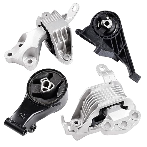 DOFOCH Engine Motor Mount & Transmission Mount Set Compatible with 2011-2017 Chevrolet Cruze 1.4L Automatic Transmission 4PACK Replaces# A5430 A5510 A5563 A5579 - Image 1